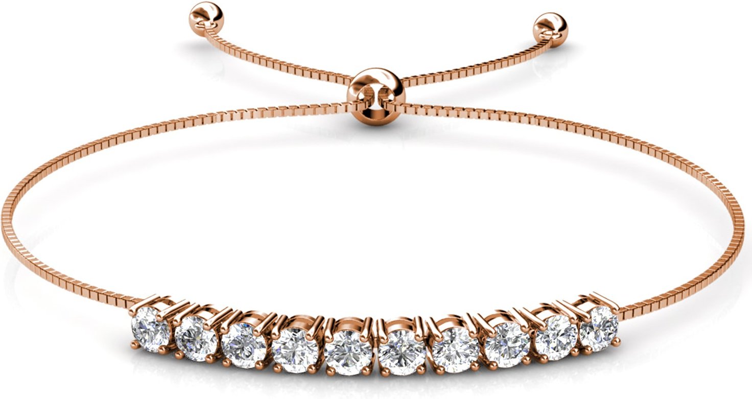 Crystal Mia Armbänder - Roségold und Kristall