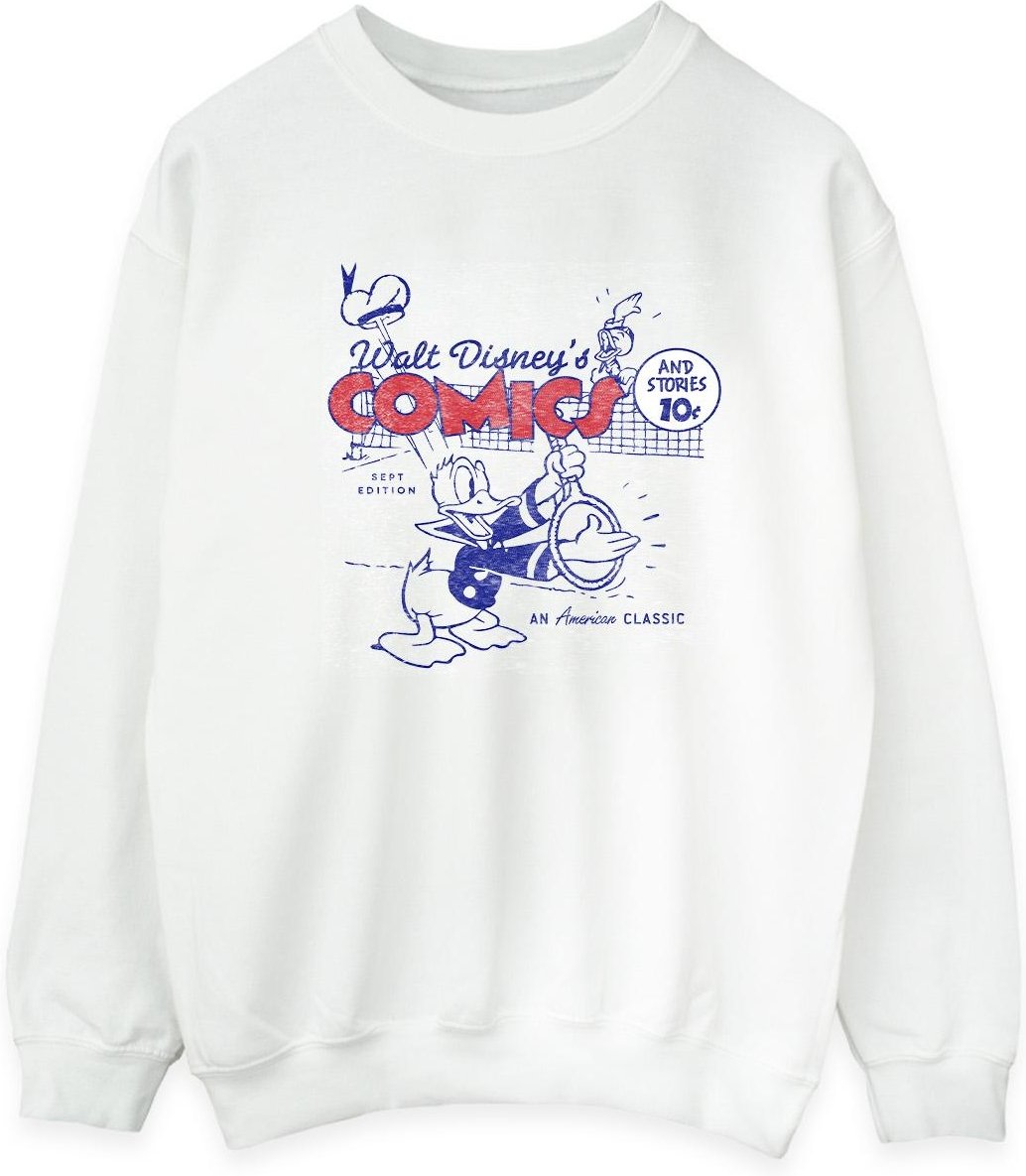 Disney - "Donald Duck Comics" Sweatshirt für Herren (Weiß)