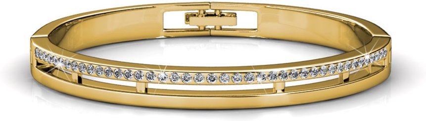 Elegante Armbänder - Gold und Kristall