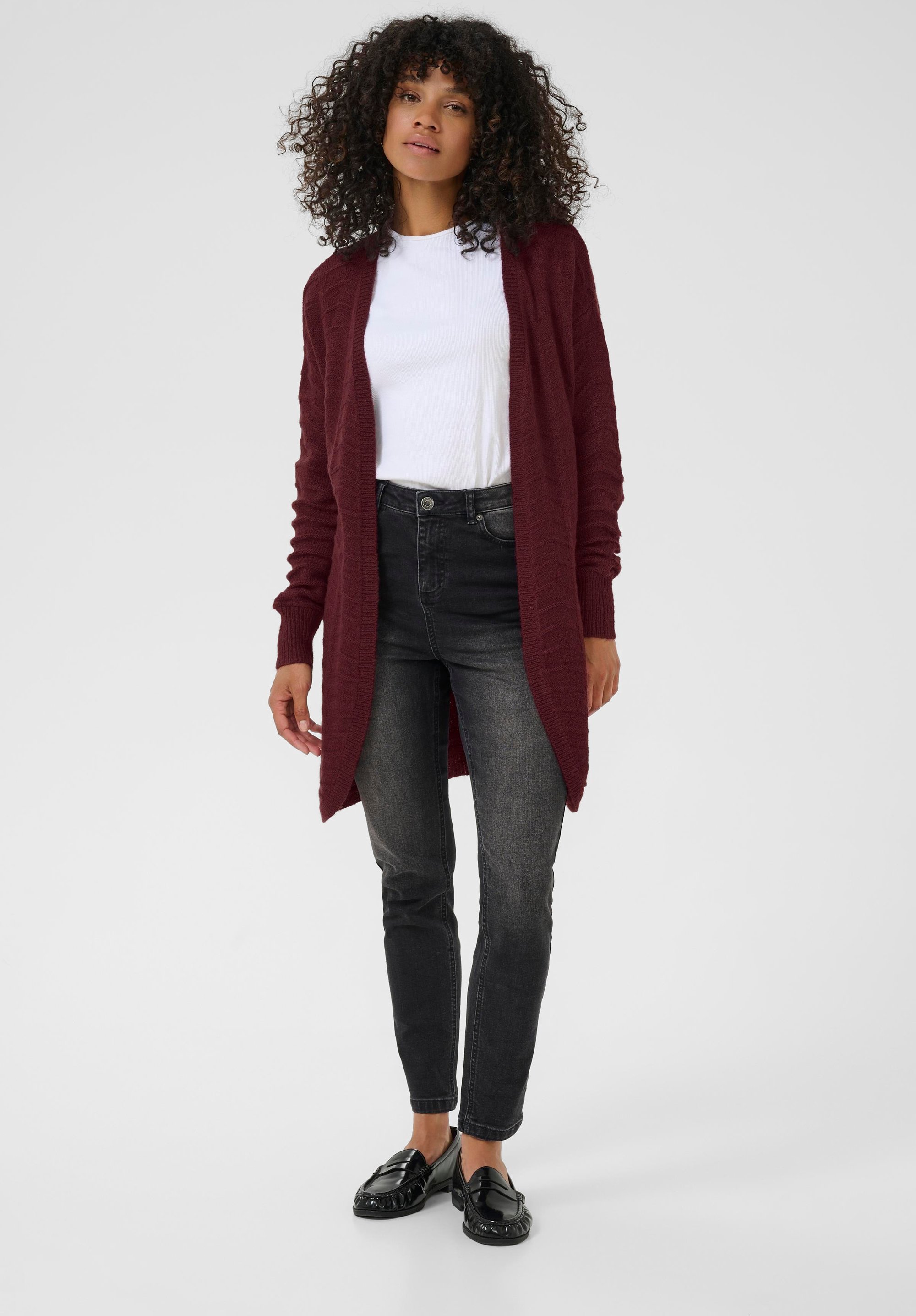 Strickjacke KAemria Regular fit bordo