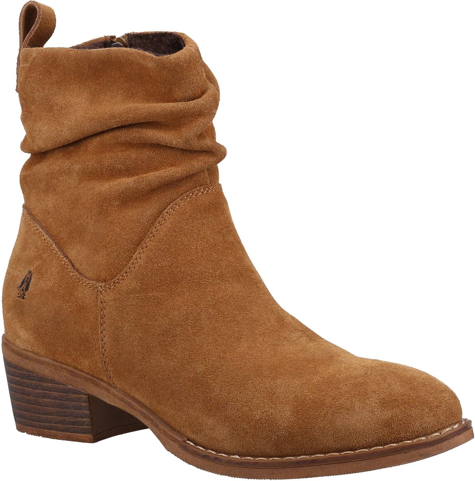Hush Puppies Iris Wildleder Damen Tan Stiefel