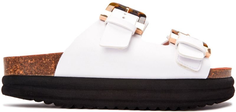 V.gan Vegane Pflaumen-Fußbett-Sandalen mit Schildpatt-Design