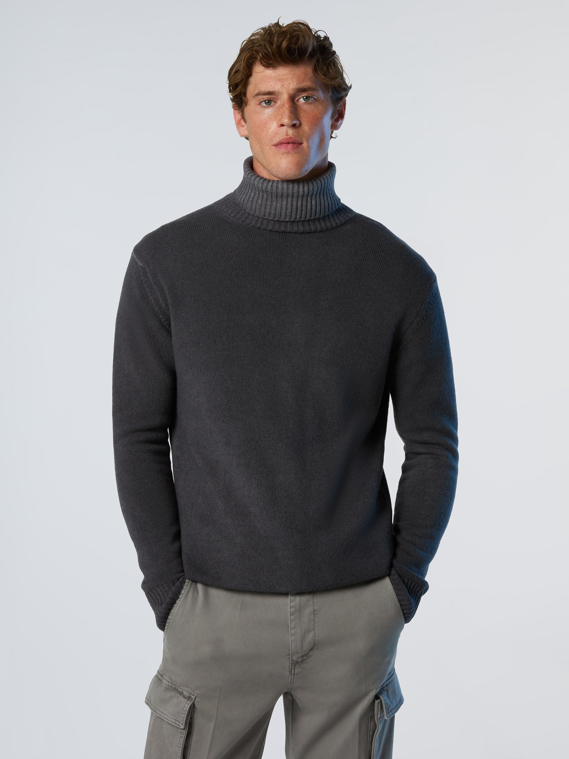 North Sails Pullover Verblasster Rollkragenpullover