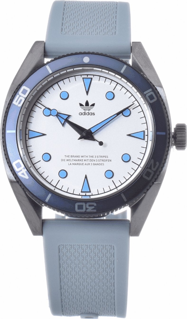 Adidas Herrenuhr Quartz Grau Blau