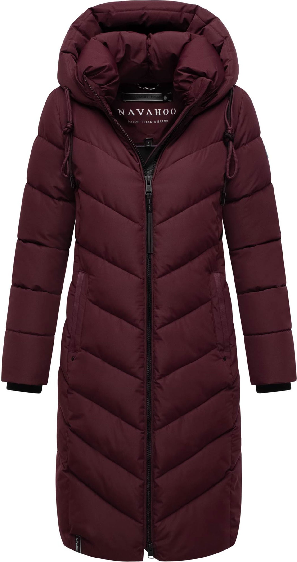 Navahoo Damen Winterjacke Sahnekatzii – Lang & Extra Warm