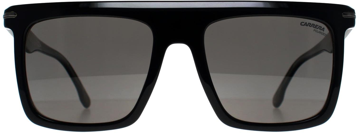 Carrera Rechteck Herren Schwarz Dunkel Ruthenium Grau Polarisierend 359/S