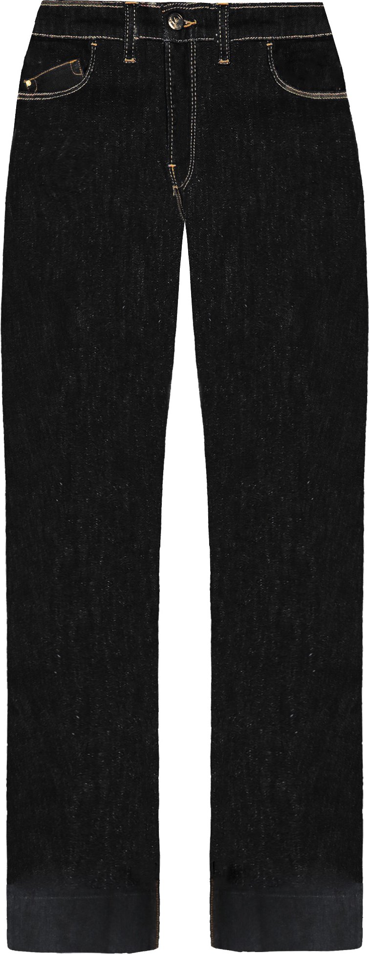 Emporio Armani J33 reguläre Fit Wide Leg Womens Jeans