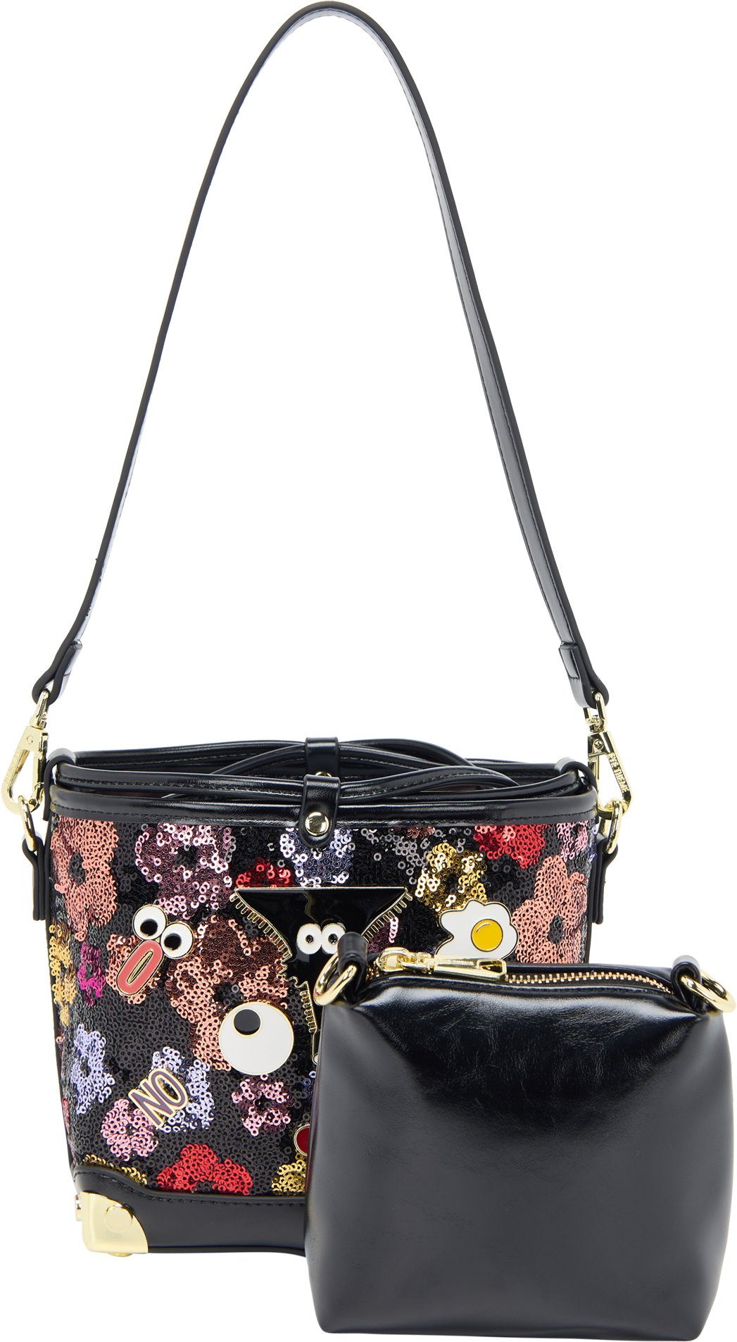 Mymo Beuteltasche Beuteltasche Frauen Schwarz