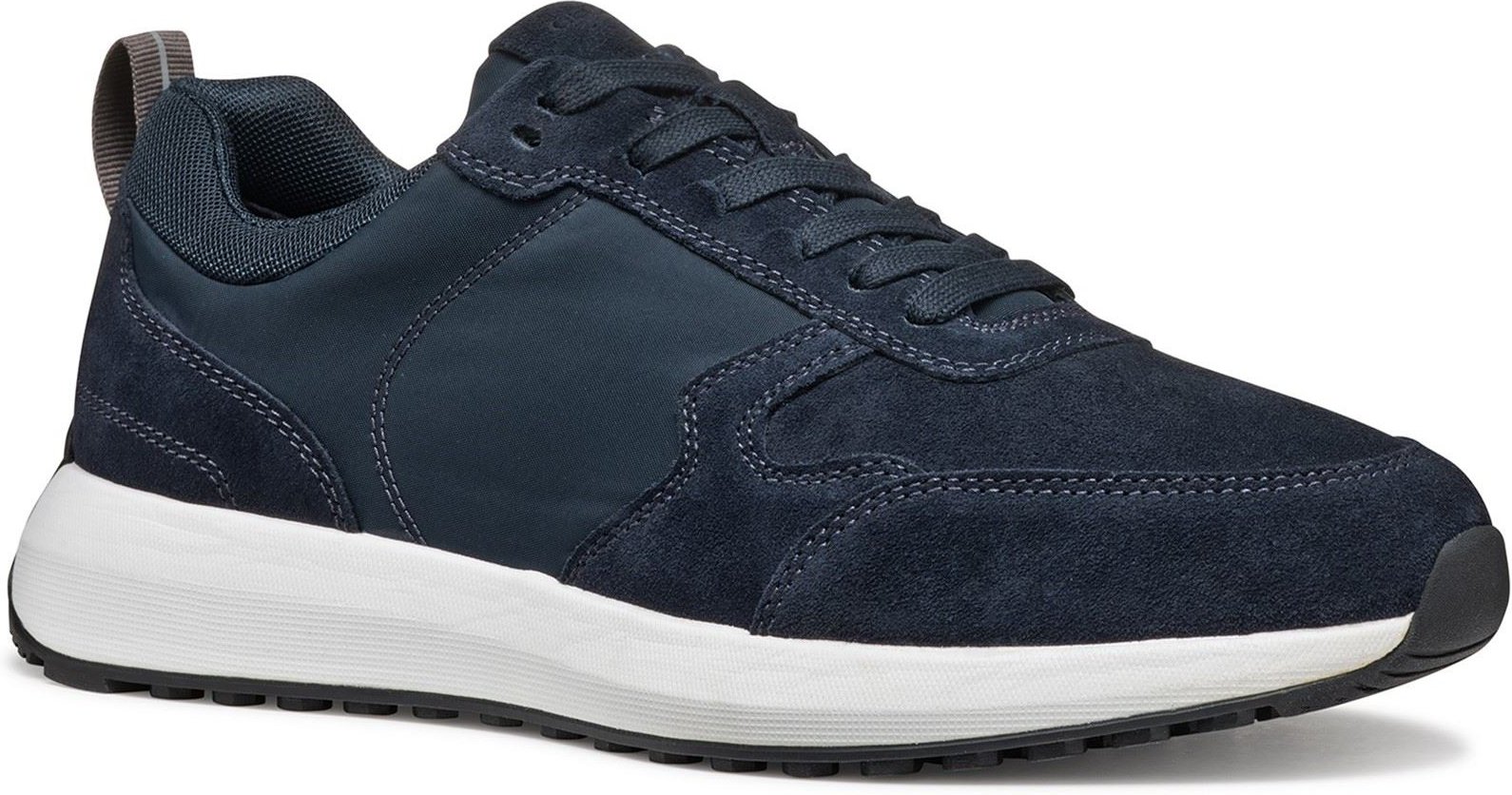 Geox U VOLPIANO Leder Herren Sneaker in Marineblau