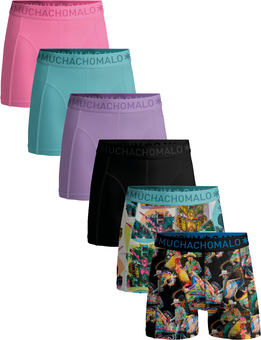 Muchachomalo Herren Boxer Shorts - 6er Pack - Herren Unterwäsche
