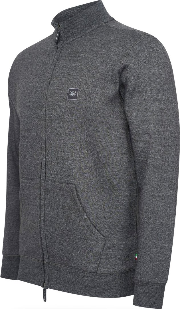 Fleece Zip Jack von Cappuccino Italia in der farbe Grau und in größe S.
