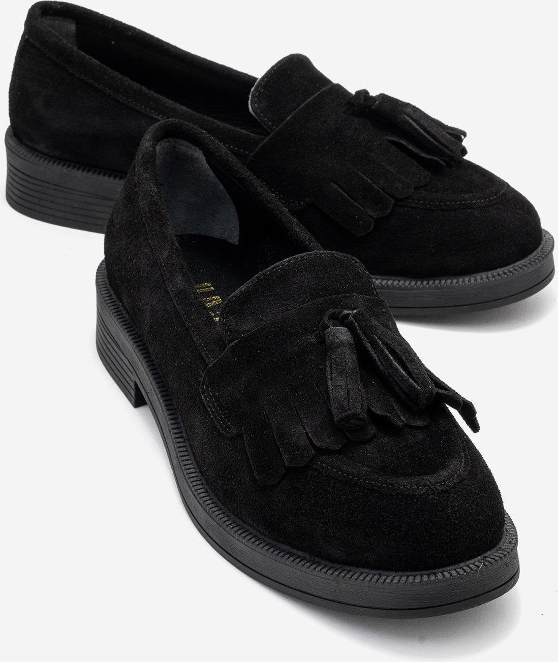 Milly Leder Quaste Loafer