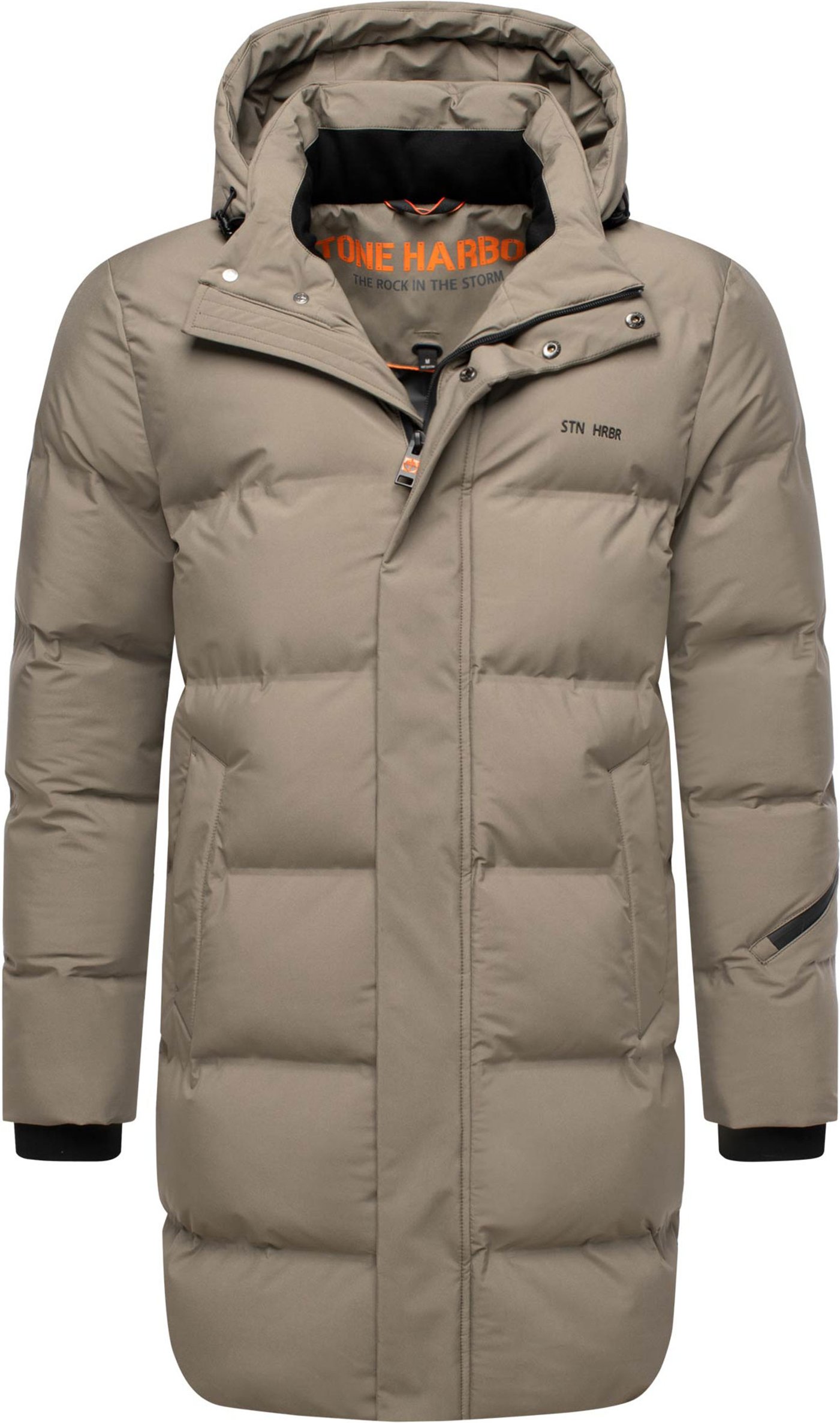 Stone Harbour Herren Wintermantel Thadeek mit abnehmbarer Kapuze & Magnettaschen