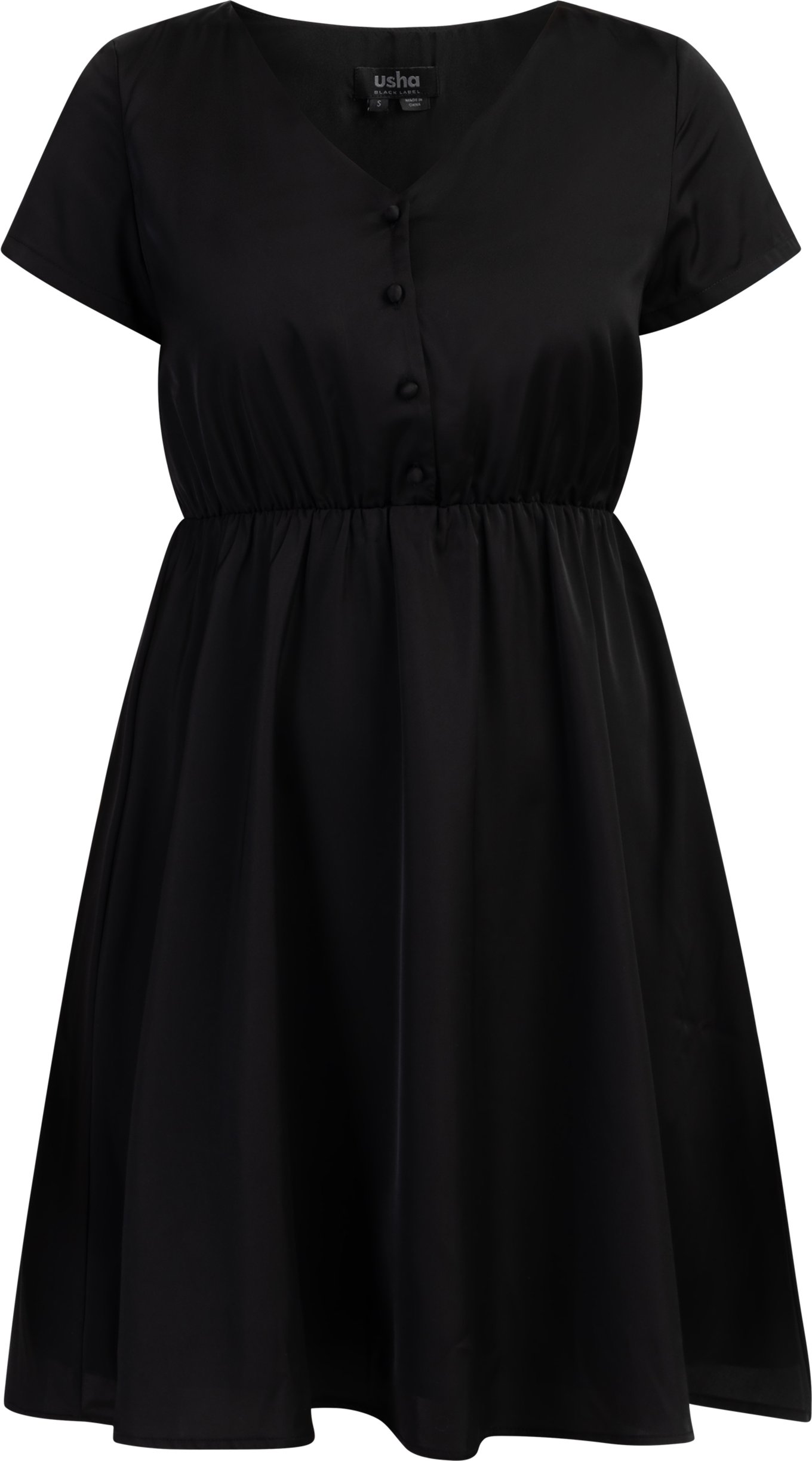 usha Midikleid Damen schwarz