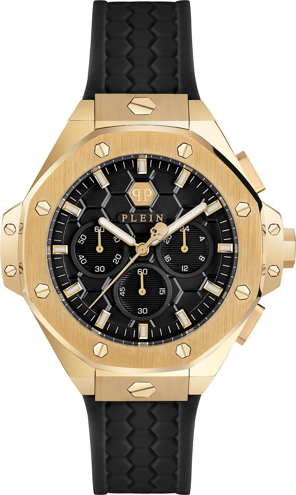 Philipp Plein Plein Chrono Royal Unisex Schwarz Uhr PWPSA0124