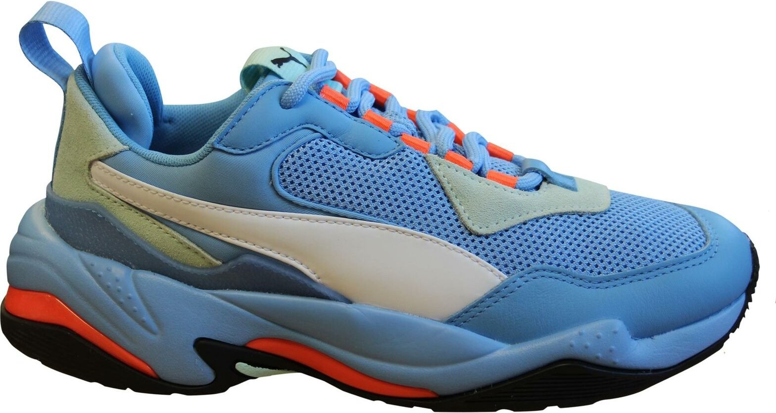 Puma Thunder Spectra Herren Trainer Blue Aqua Schnürung Laufschuhe 367516 15