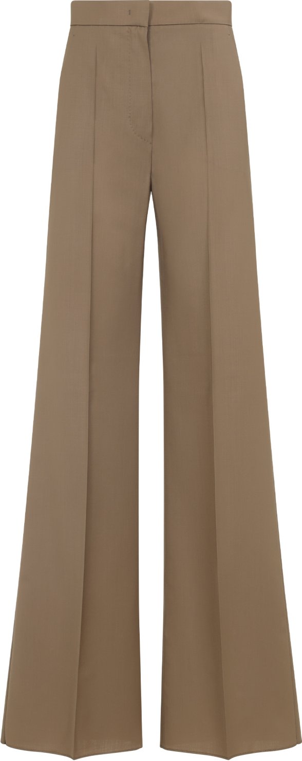 Gerade geschnittene Hose aus leichter Wolle