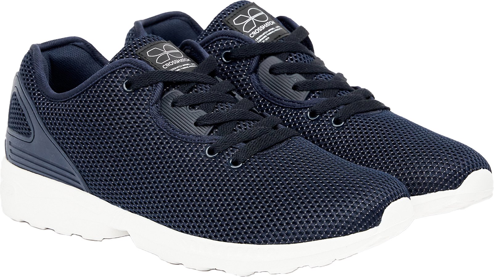Thumbnail - Crosshatch - Herren Sneaker "Bekele MVE" (Marineblau)