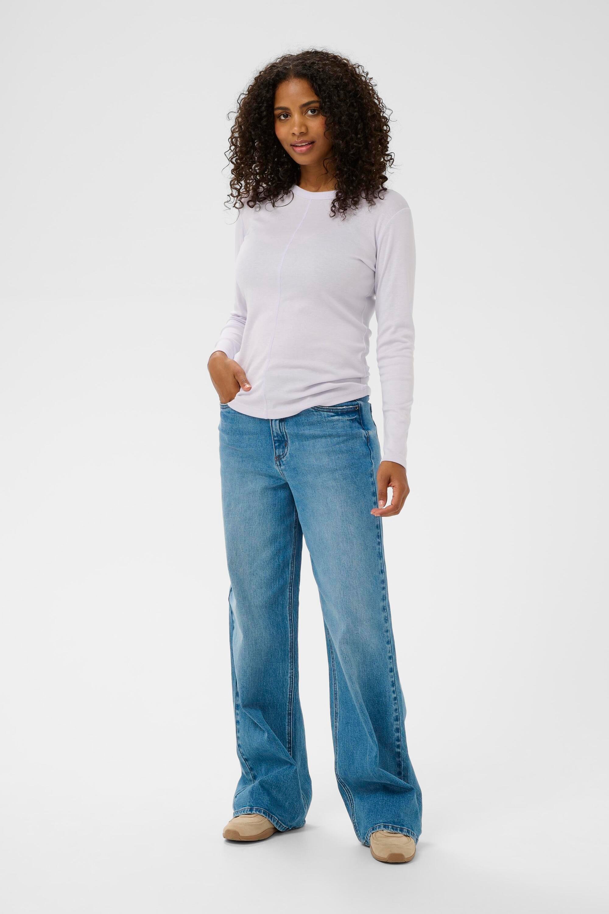 Langarm-Shirt KAgemma Langarm-Shirt Slim fit blue