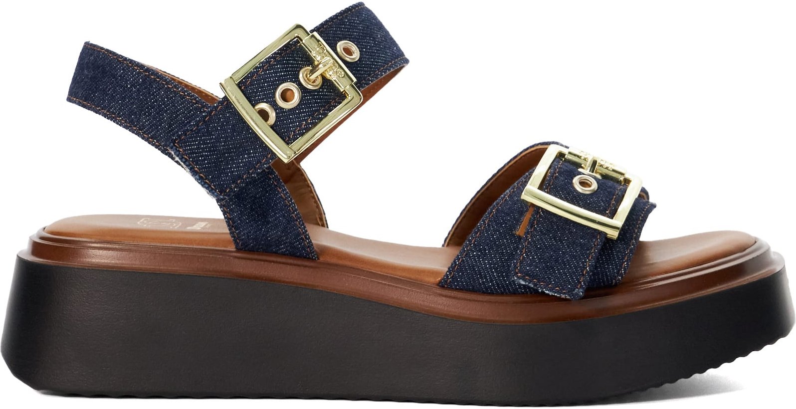 Thumbnail - Dune Damen Loells - Bequeme Flatform Sandalen