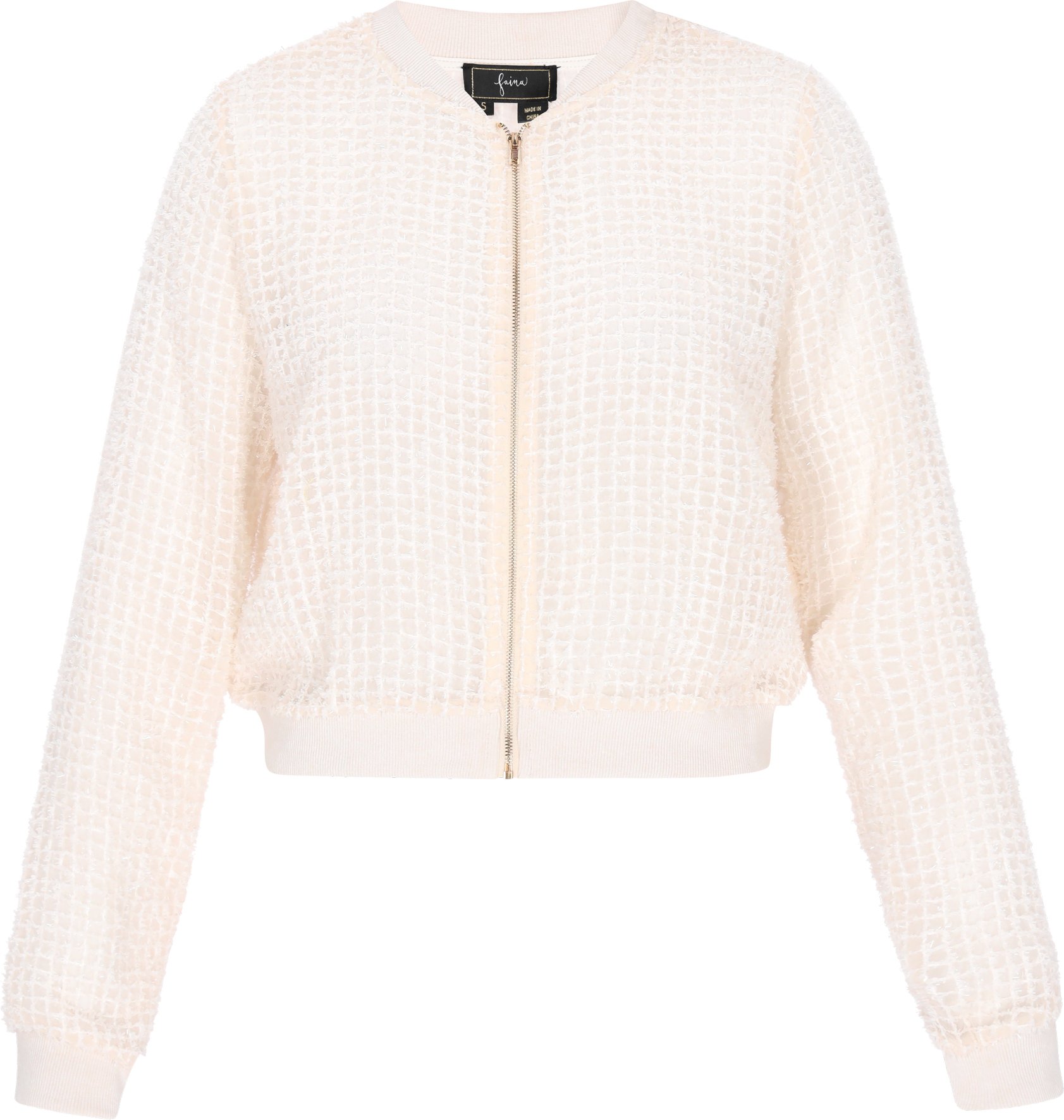 Faina Jacke Frauen cremefarben