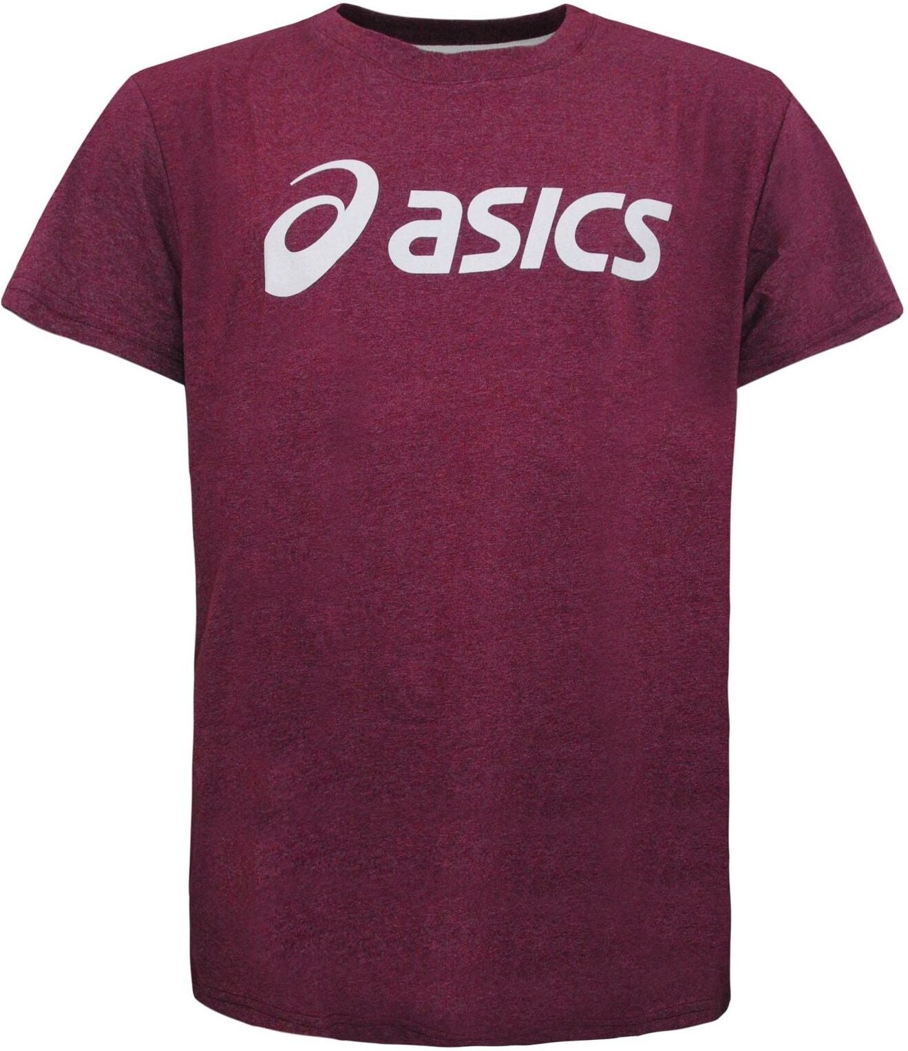 Asics Essentials Burgunderrotes T-Shirt für Herren