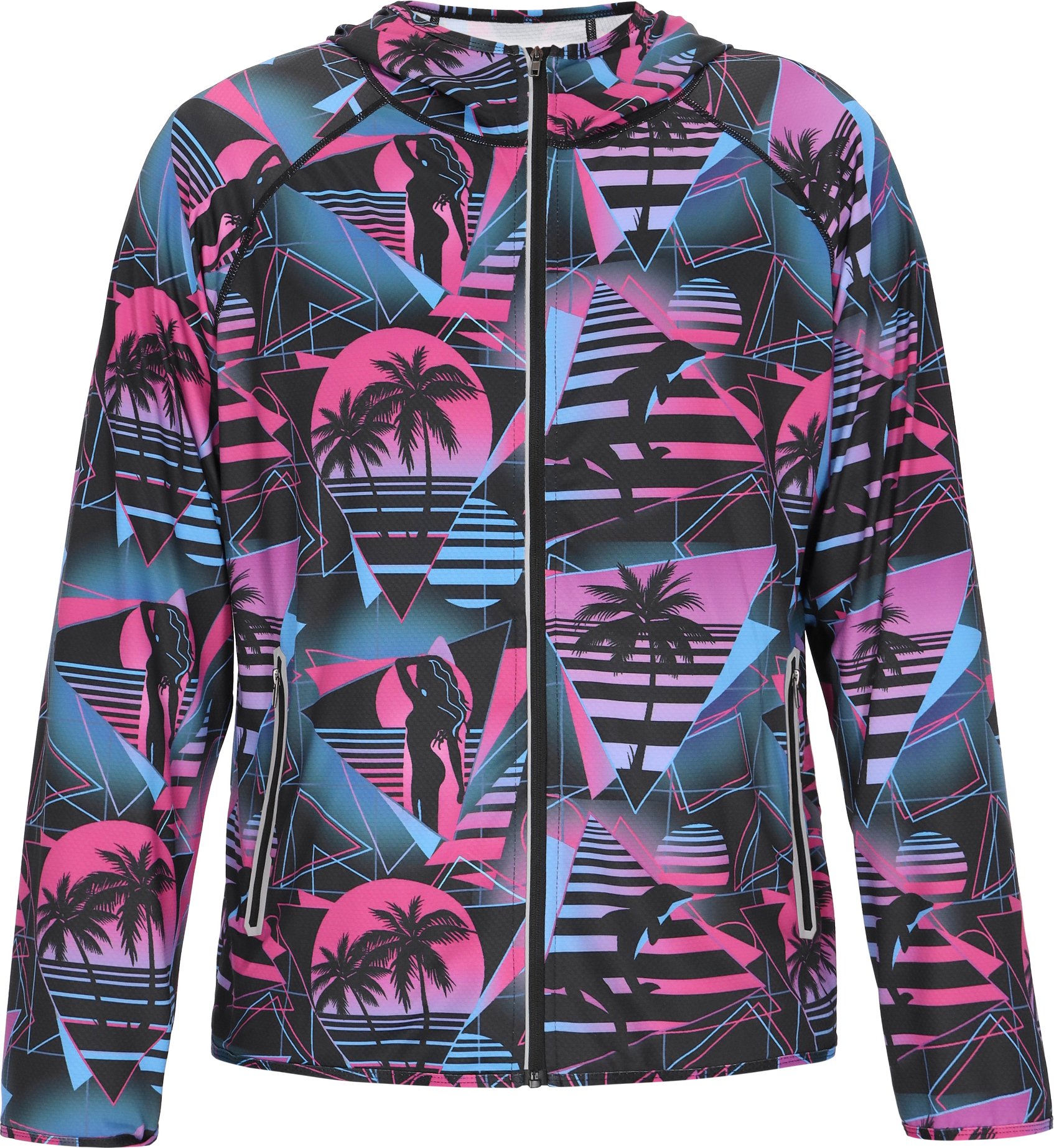 Mo Jacke Männer schwarz mehrfarbig