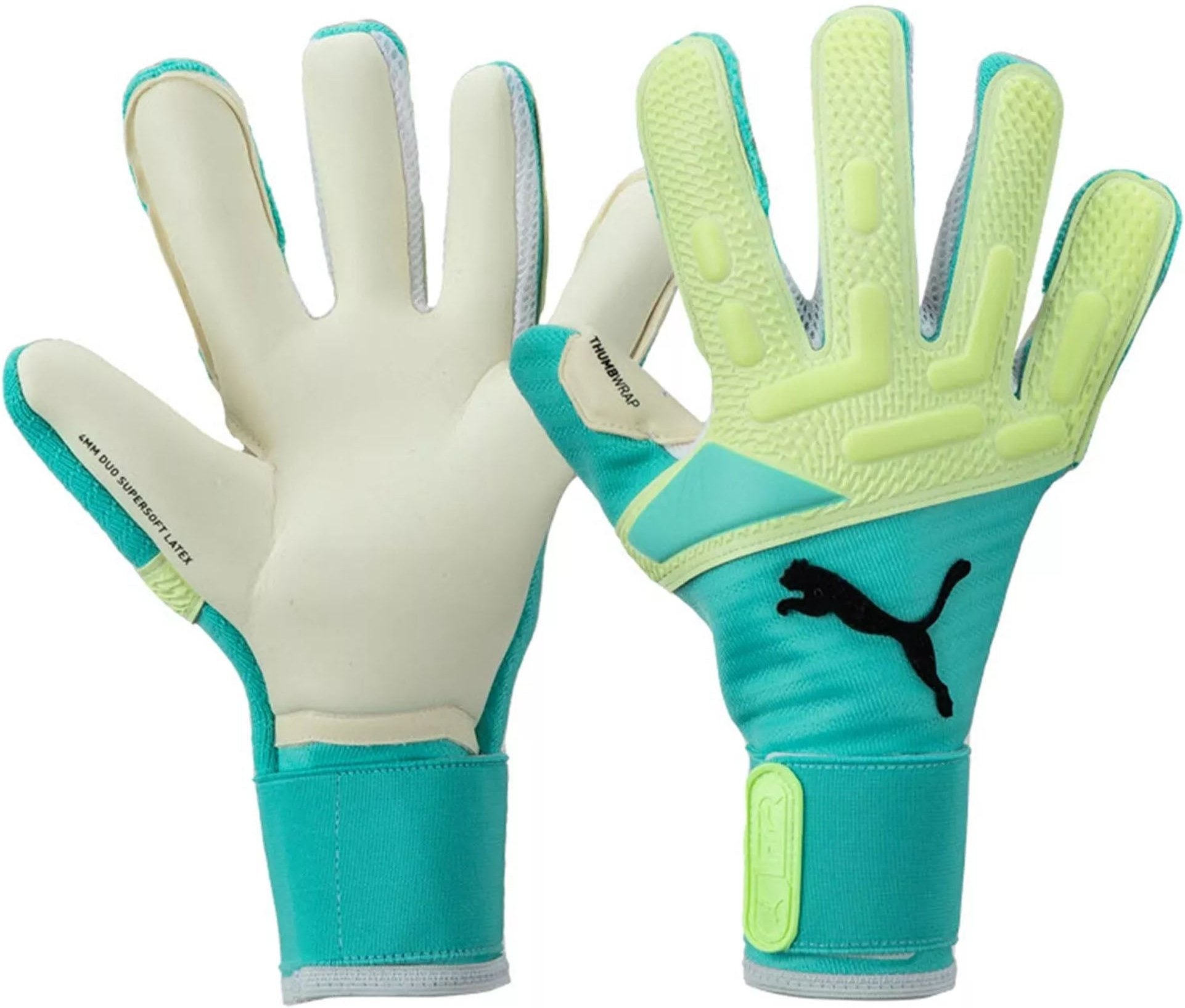 Puma Future Pro Hybrid Grüne Torwarthandschuhe für Herren