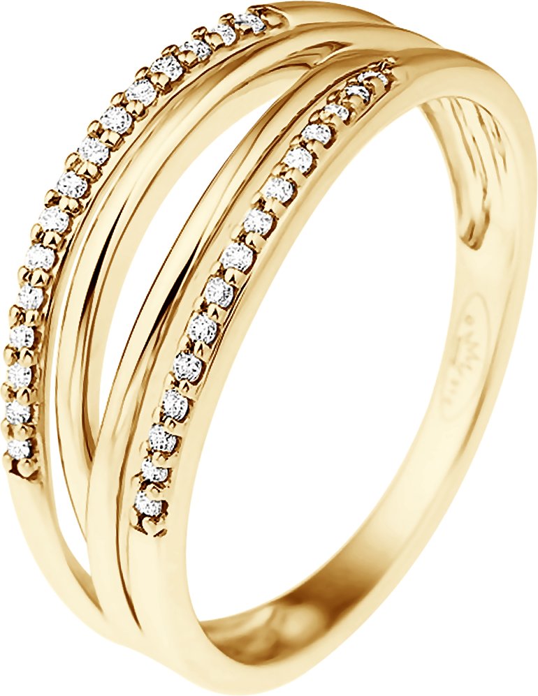 DIADEMA - Ring - Diamanten - Gelbgold