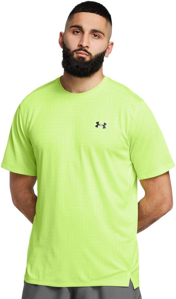 Under Armour - "Tech Geotessa" T-Shirt Ventil für Herren (Grün)