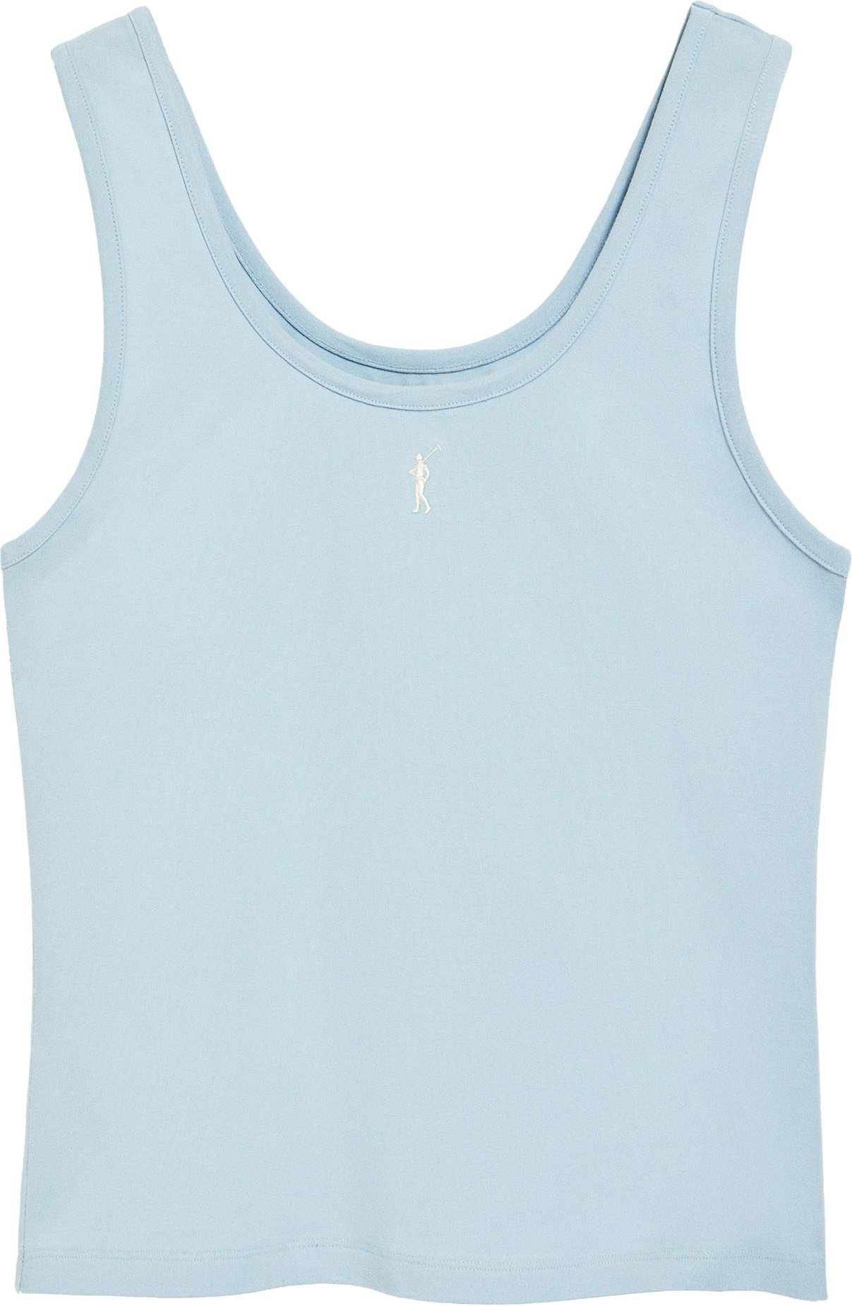 Trägertop hellblau mit Rigby Go Stickerei