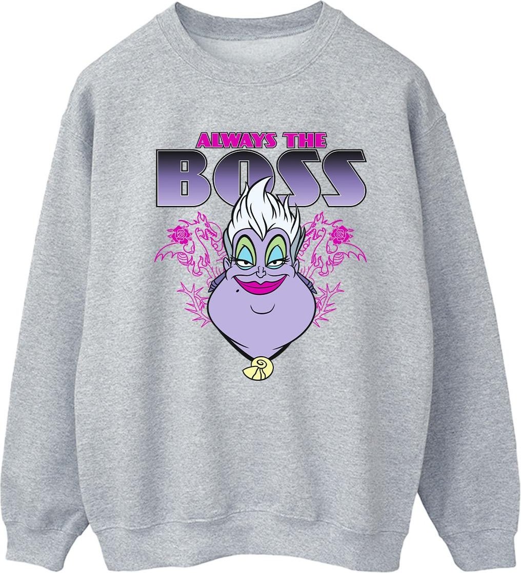 Disney - "The Little Mermaid Mum Is The Boss" Sweatshirt für Damen (Grau)