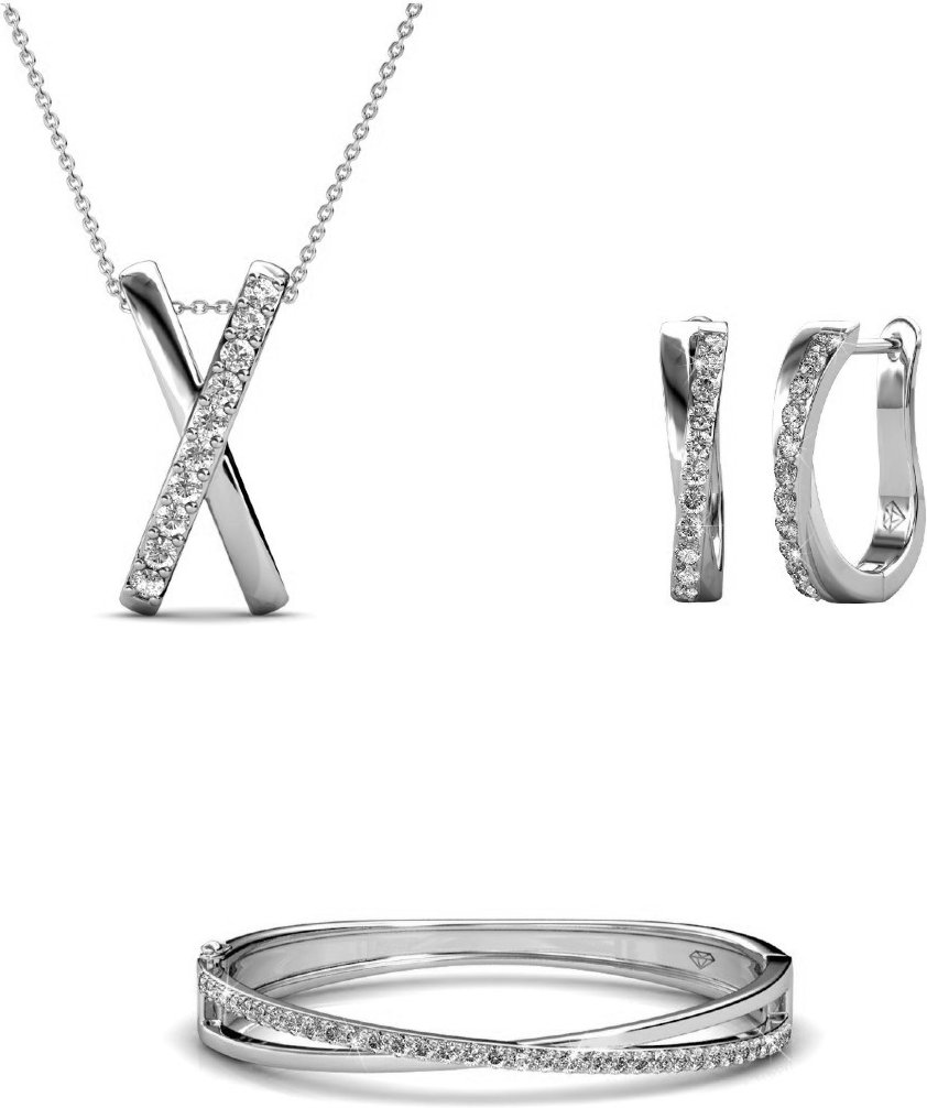 Criss Parures - Silber und Kristall