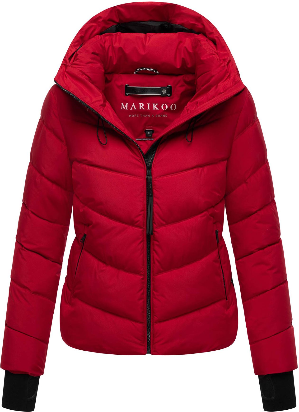 Marikoo Damen Steppjacke Yukanii mit Kapuze & femininer Passform