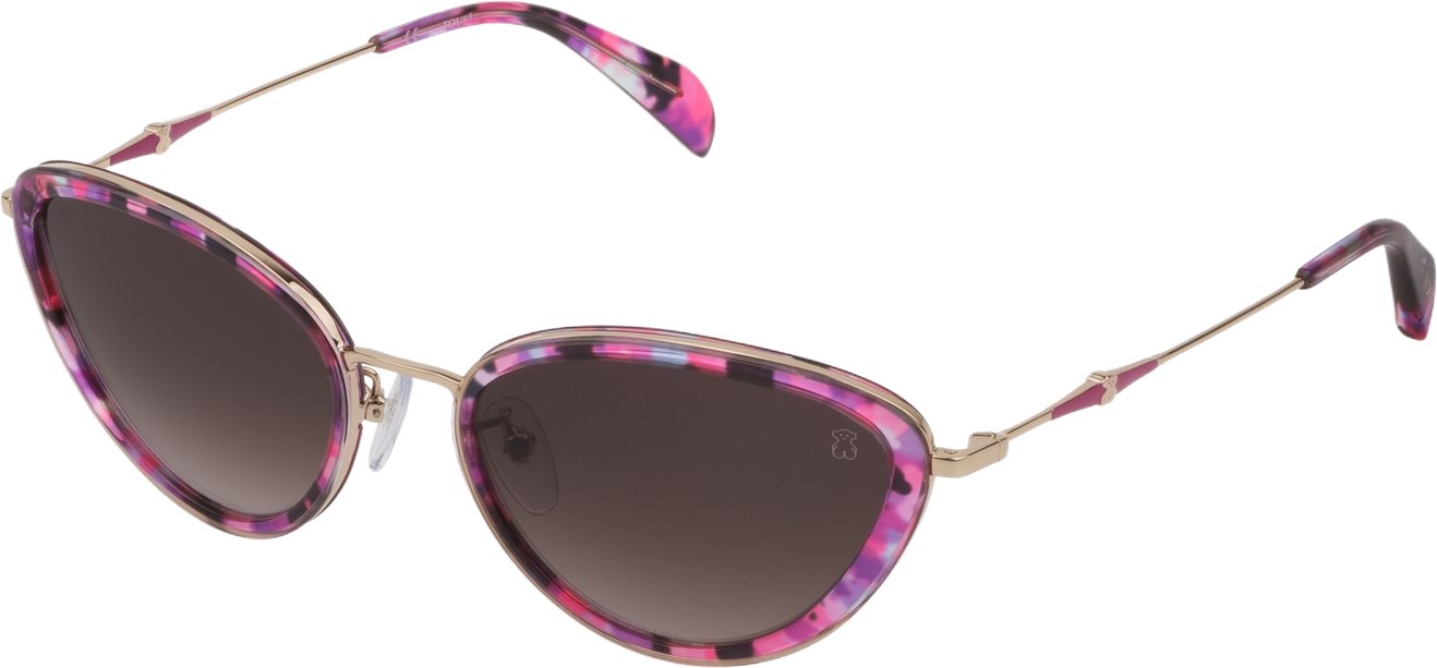 Tous Damen-Sonnenbrillen 55/19/135 mm Acetat und Metall