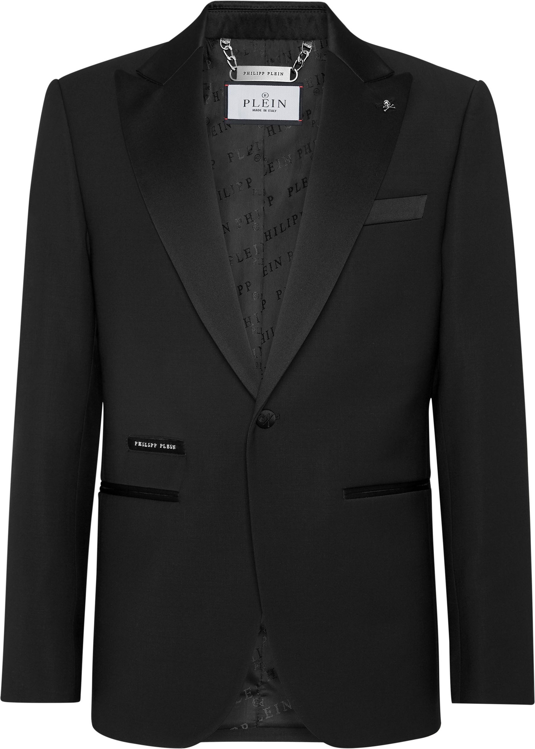 Einknopf-Blazer Slim Fit Gothic Plein