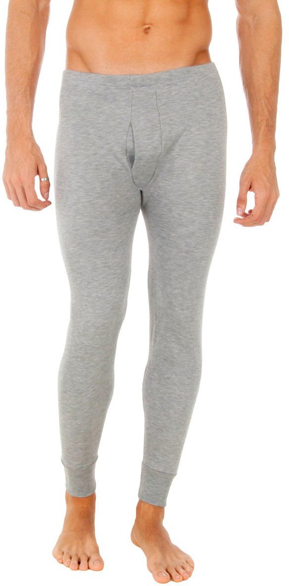 Lange Innenhose für Männer, Modell 0878, mit seitlicher Öffnung. Absoluter Komfort und Wärme.