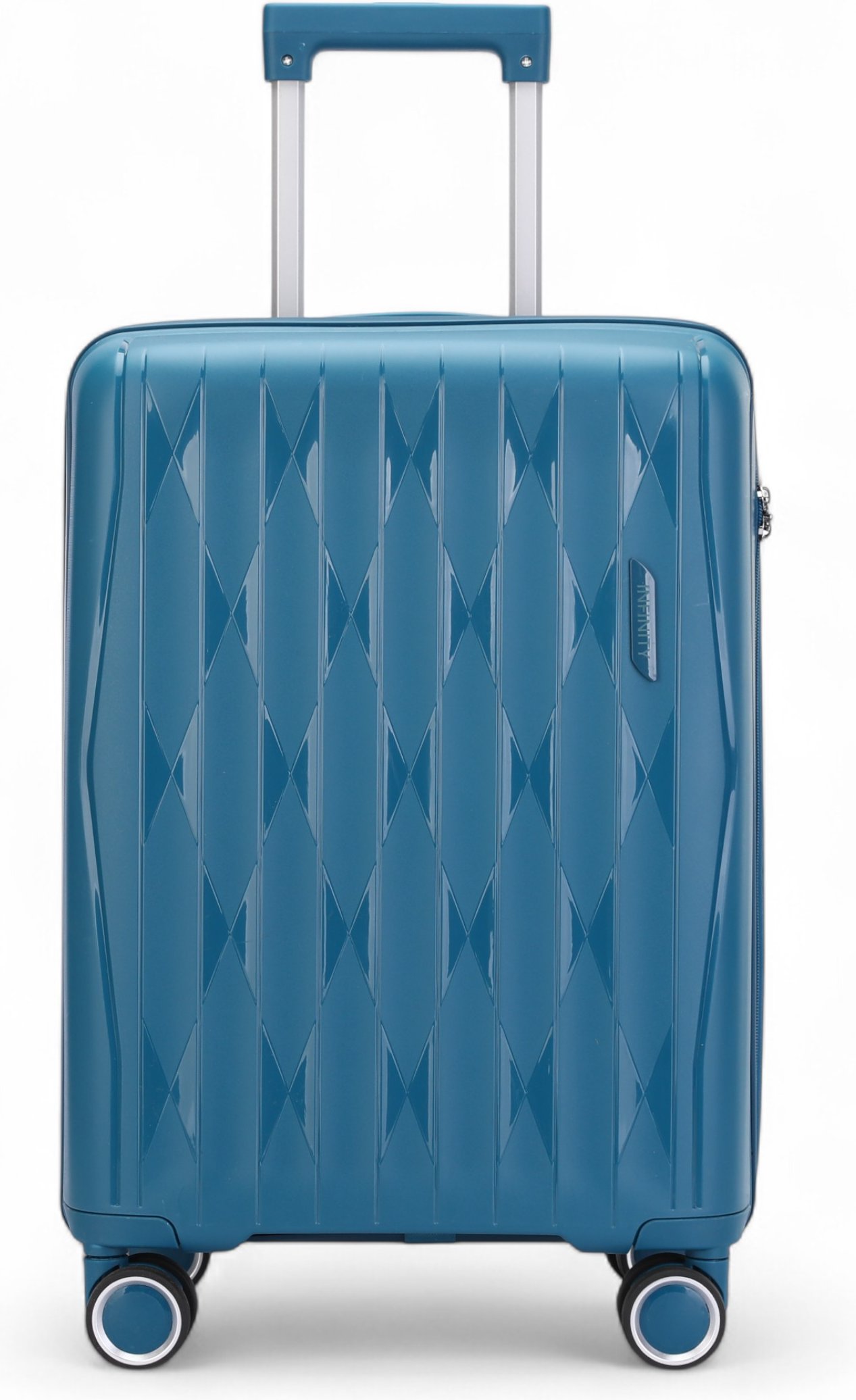 Robuster Hartschalen-Kabinenkoffer 37,5 x 20,5 x 55 cm TSA-Gepäck passend für Easyjet, Ryanair, Wizzair