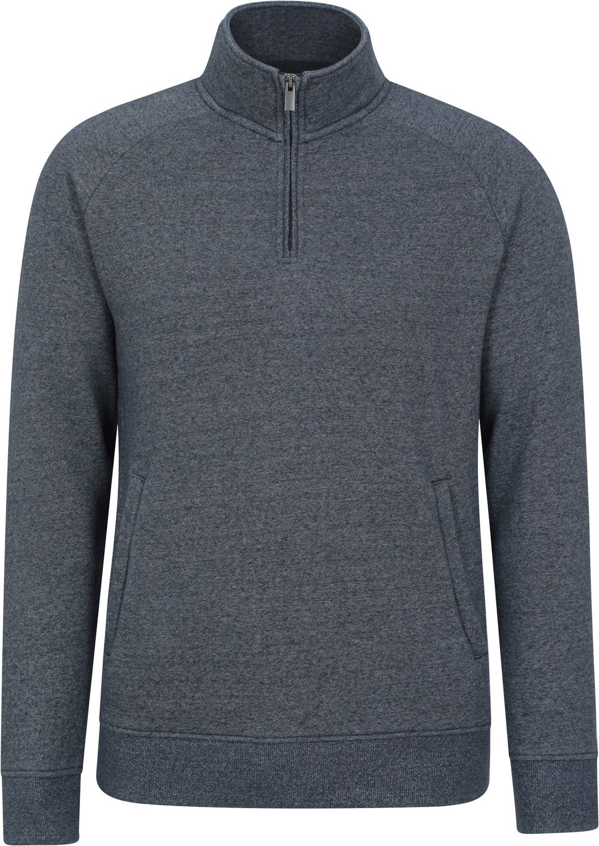 Mountain Warehouse - "Bamburgh" Pullover mit halbem Reißverschluss für Herren (Marineblau)