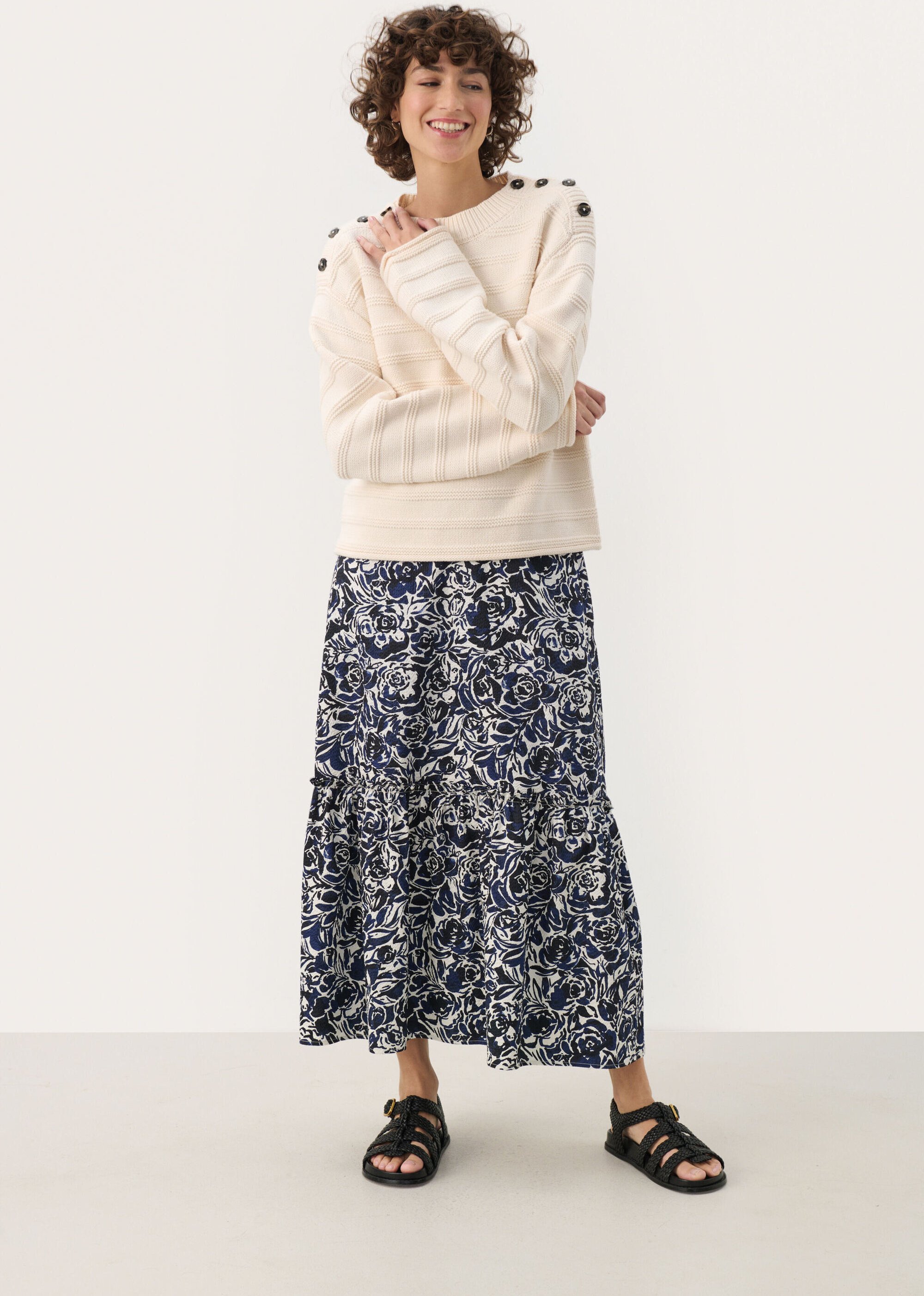 Strickpullover Relaxed fit cream