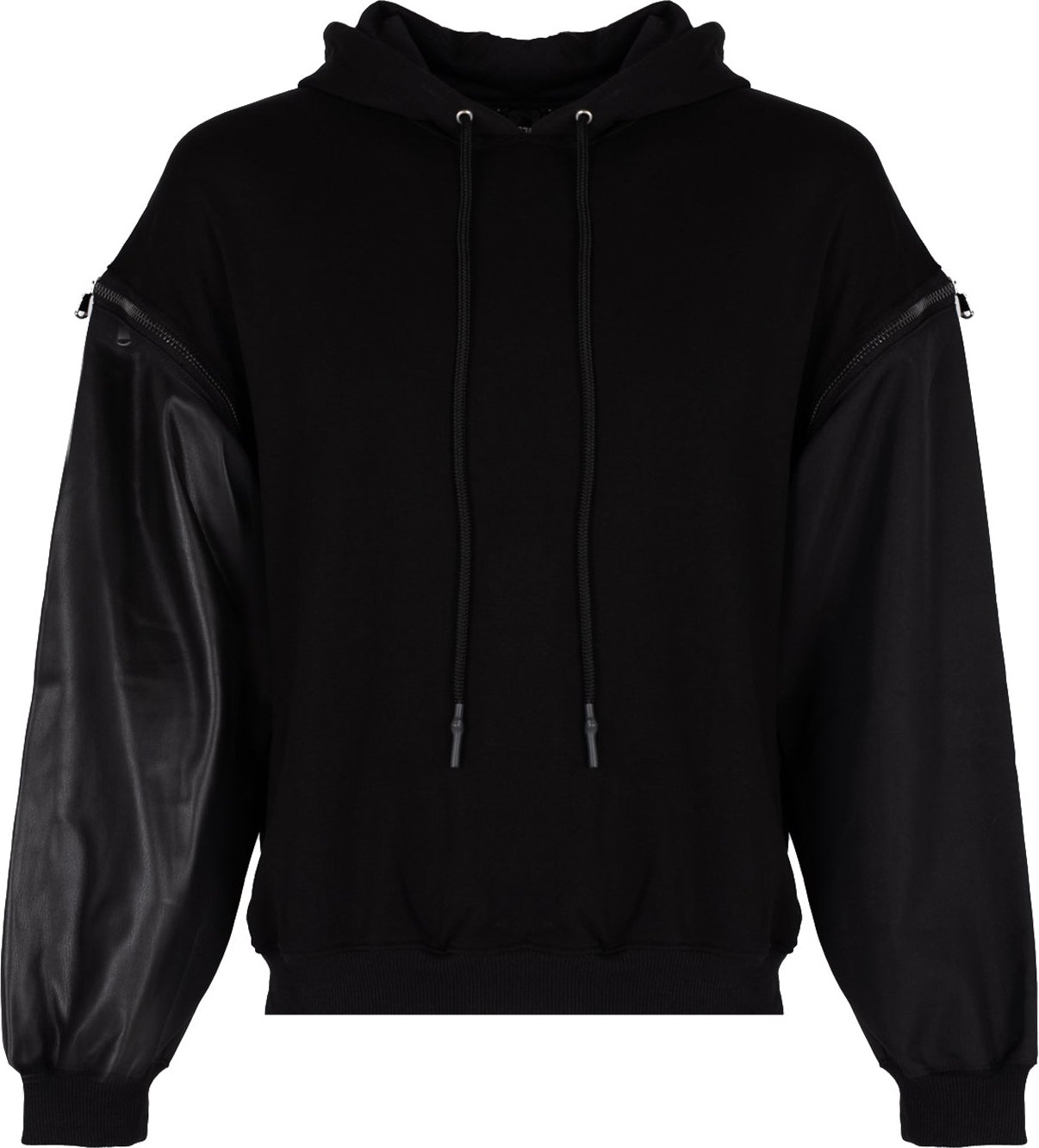 Les Hommes Sweatshirt Detachable Herren schwarz