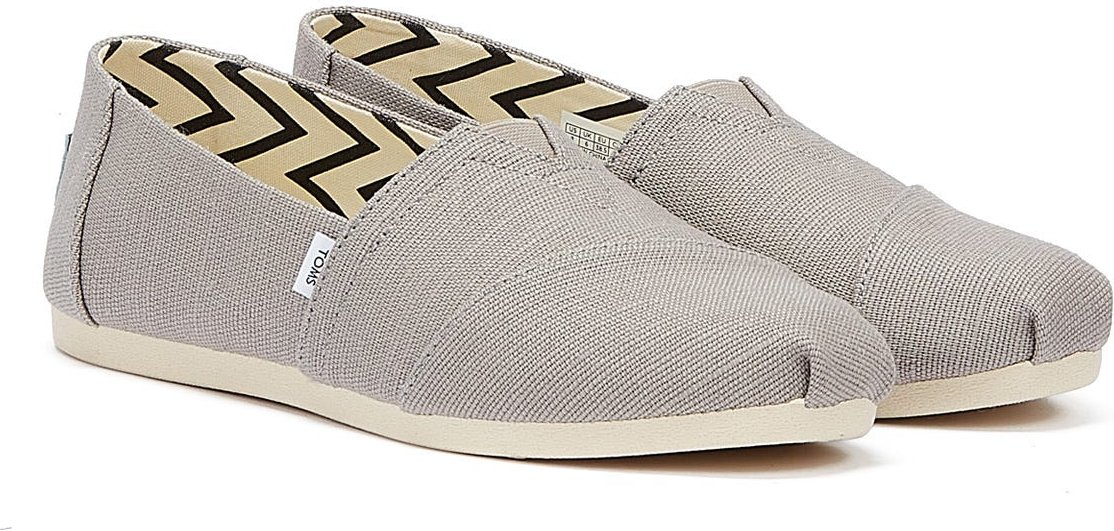 TOMS Alpargata Heritage Canvas Womens Morning Dove Espadrilles