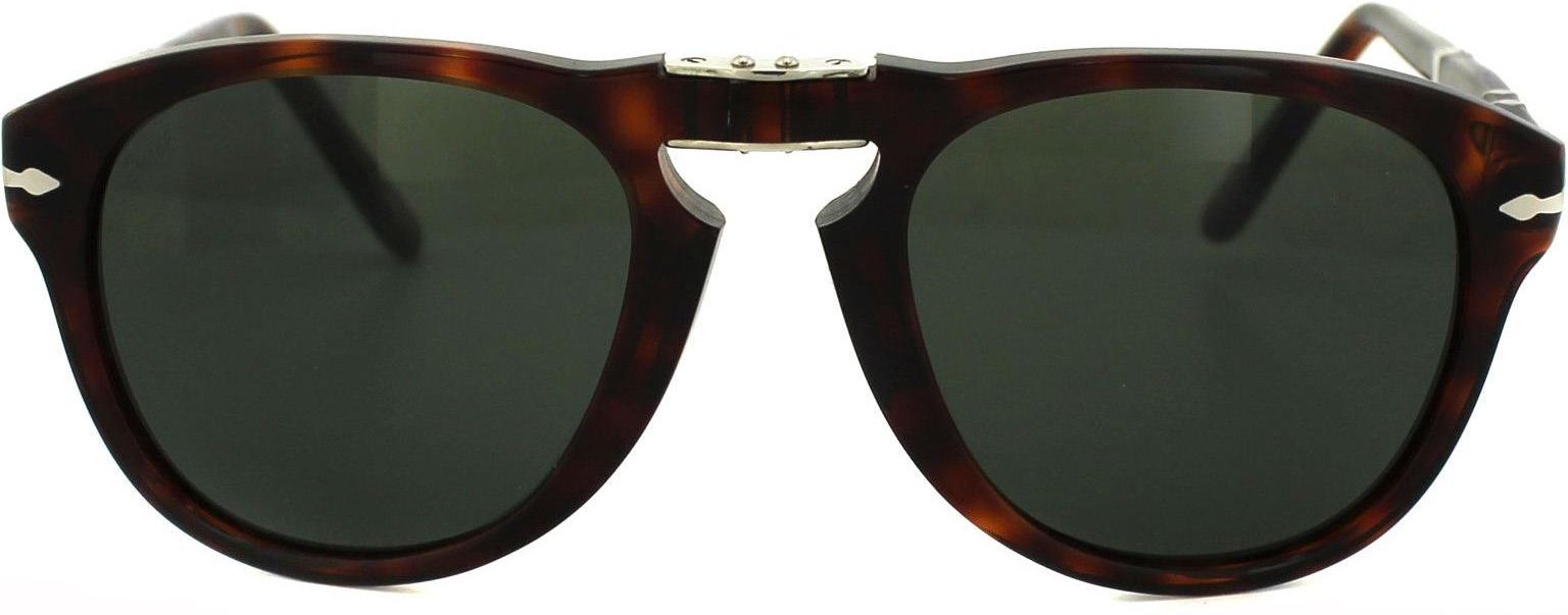 Thumbnail - Persol Lunettes De Soleil PO0714 24/31 Havana Vert Pliing 54mm