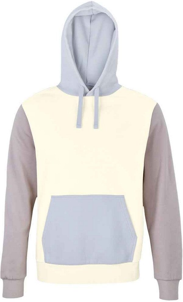 Thumbnail - SOLS Unisex-Erwachsene Collins Contrast Bio-Kapuzenpulli (natürlich)
