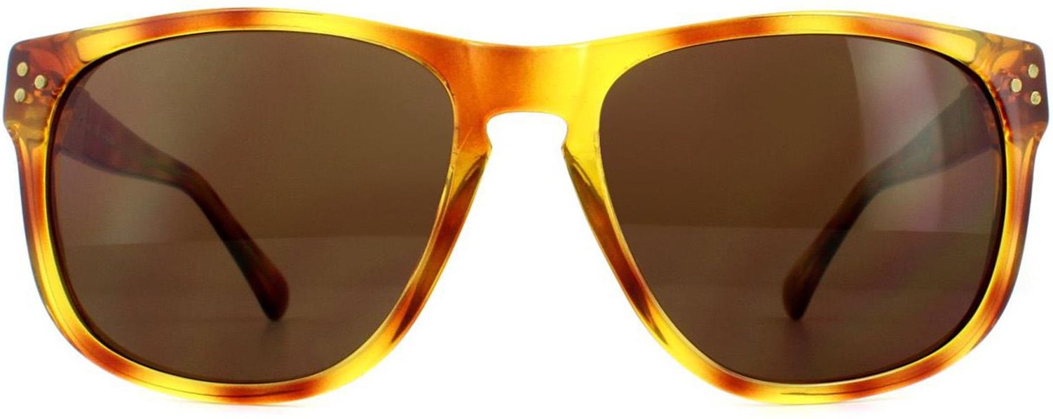 Guess Rectangle Mens Blonde Havana Brown Gradient Sonnenbrille
