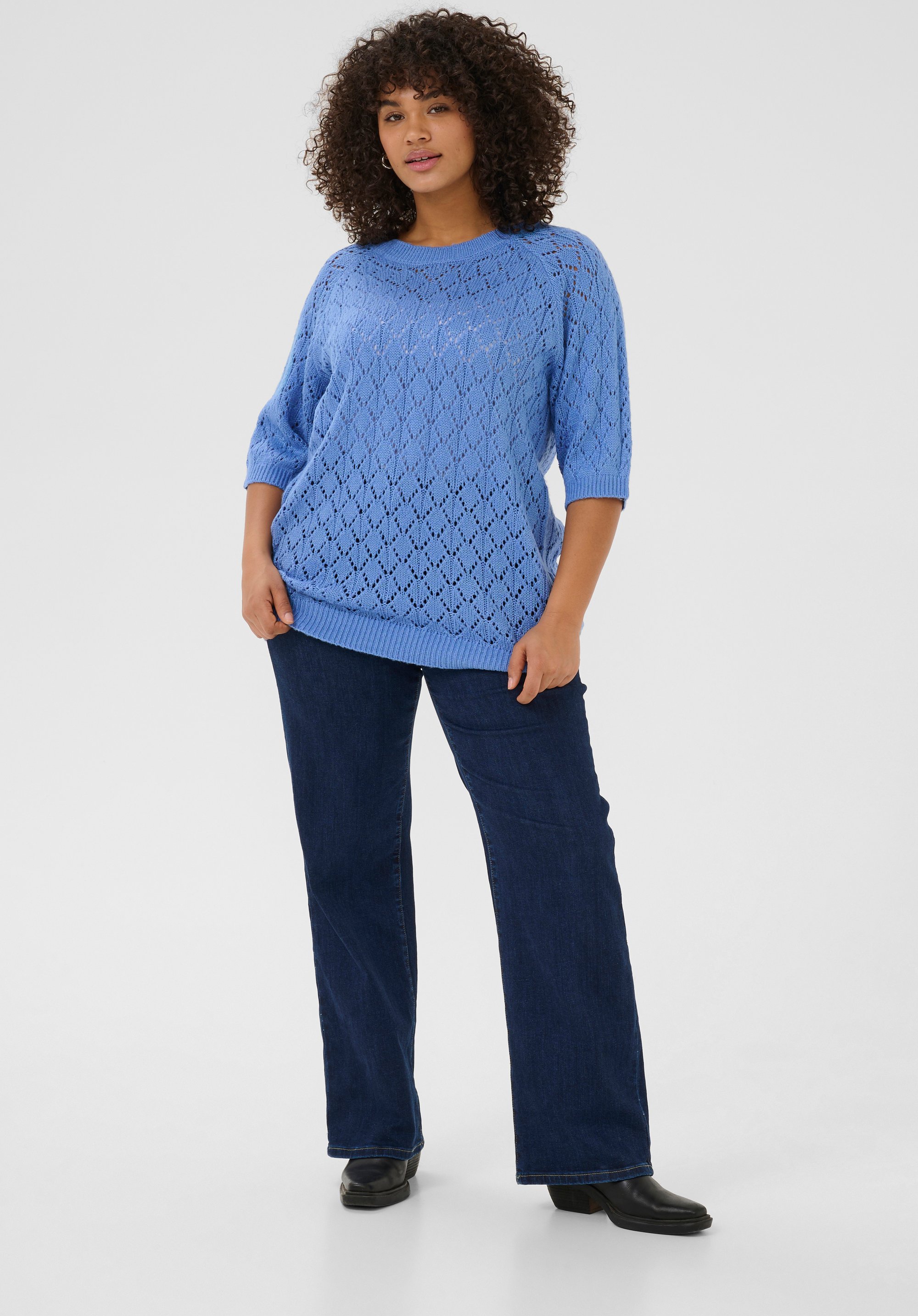 Strickpullover Loose fit blue