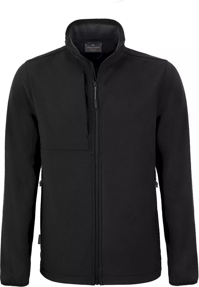 Craghoppers Mens Expert Basecamp Soft Shell Jacke (Schwarz)