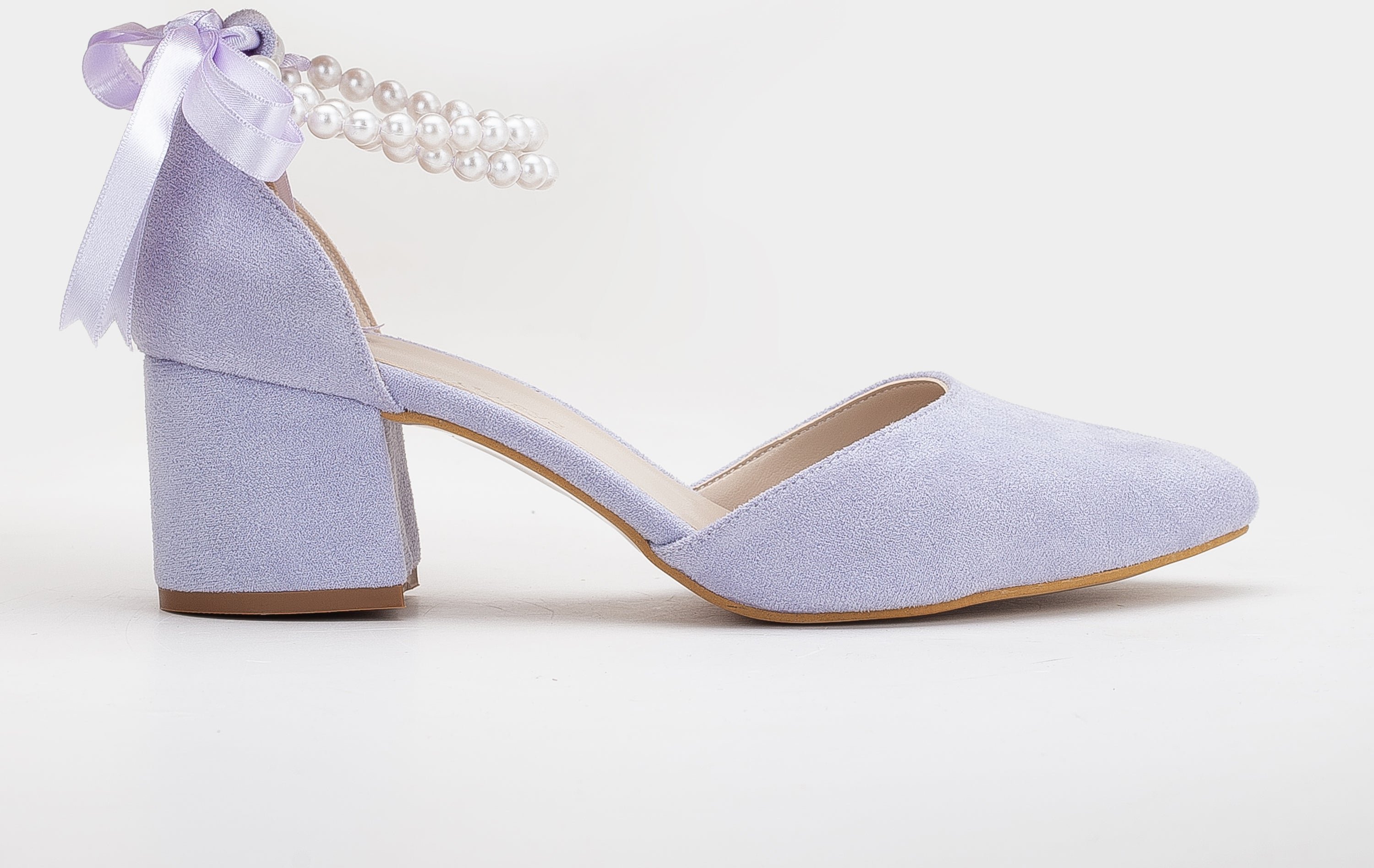 Miranda Niedrige Blockabsätze mit Perlen