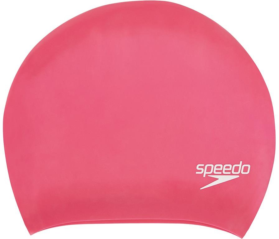 Speedo Unisex Silikon-Badekappe für langes Haar, für Erwachsene (Pink)