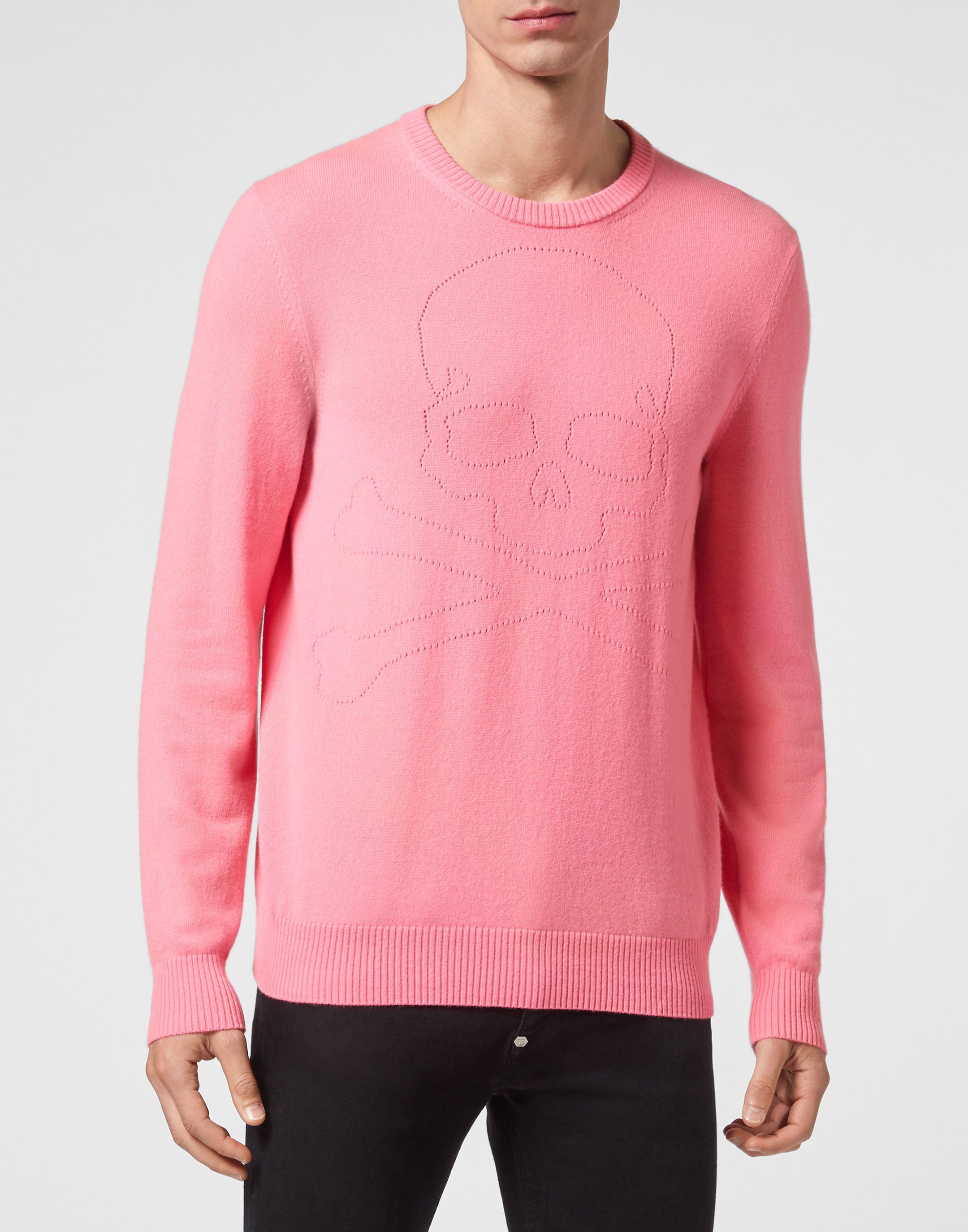 Rundhalspullover Skull And Plein